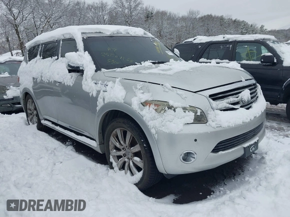 2011 Infiniti QX56 7-passenger with VIN JN8AZ2NF5B9504145, listed as a IAAI auction lot 41494485 with Not Provided miles and . Bid and sale history available at DreamBid. Image 1.