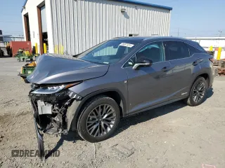 2022 Lexus RX with VIN 2T2YGMDA3NC080976, listed as a Copart auction lot 66697824 with 15,536 mi miles and Salvage Title. Bid and sale history available at carsss.com. Image 1.