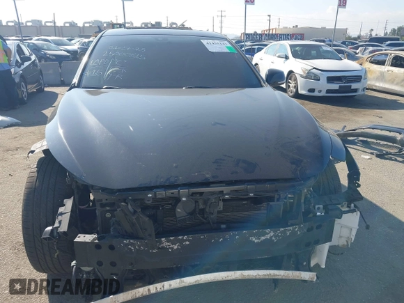 2018 Infiniti Q50 Sport with VIN JN1EV7AP3JM359867, listed as a IAAI auction lot 41455142 with 55,897 mi miles and . Bid and sale history available at carsss.com. Image 12.