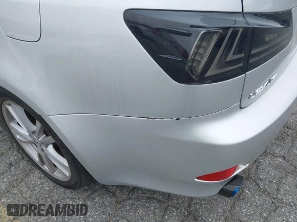 2007 Lexus IS with VIN JTHBK262X72054474, listed as a IAAI auction lot 42172869 with 106,364 mi miles. Bid and sale history available at carsss.com. Image 12.