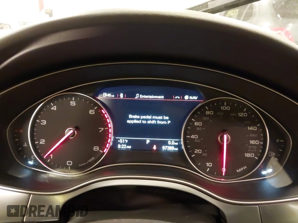 2014 Audi A6 Premium Plus with VIN WAUGFAFCXEN085327, listed as a IAAI auction lot 42094205 with 97,389 mi miles and . Bid and sale history available at DreamBid. Image 7.