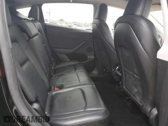 2023 Tesla Model Y Long Range with VIN 7SAYGDEE1PF923998, listed as a Copart auction lot 48954205 with 21,525 mi miles and Salvage Title. Bid and sale history available at DreamBid. Image 11.