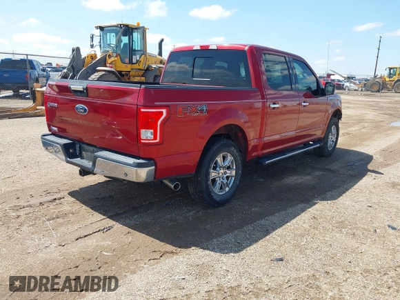 2017 Ford F-150 XL with VIN 1FTEW1EF9HKC72022, listed as a IAAI auction lot 42349290 with 56,133 mi miles and . Bid and sale history available at DreamBid. Image 4.