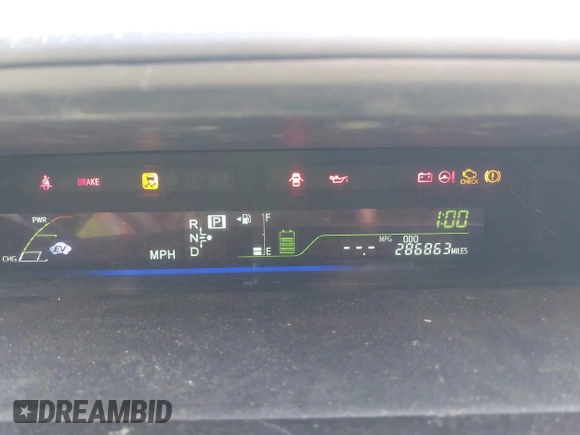 2012 Toyota Prius Two with VIN JTDZN3EU7C3135999, listed as a IAAI auction lot 41768322 with 286,863 mi miles and . Bid and sale history available at DreamBid. Image 7.