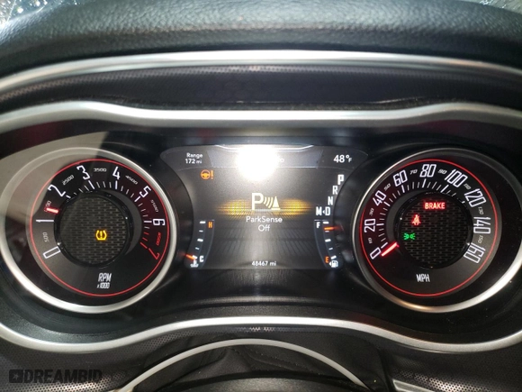 2016 Dodge Challenger SXT Plus with VIN 2C3CDZAG5GH300242, listed as a Copart auction lot 44432185 with 48,467 mi miles and Clean Title. Bid and sale history available at carsss.com. Image 9.