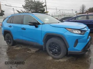 2019 Toyota RAV4 LE with VIN 2T3K1RFV6KW035136, listed as a Copart auction lot 47100395 with 88,568 mi miles and Salvage Title. Bid and sale history available at carsss.com. Image 4.