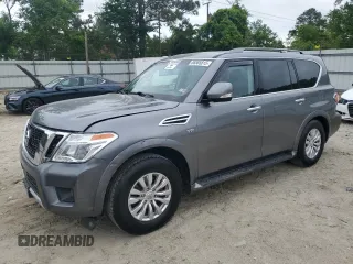 2018 Nissan Armada Platinum z VIN JN8AY2ND2J9056026, wystawiony jako Copart lot #56585815 z przebiegiem 119 436 mil mil oraz Czysty tytuł • Clean title. Historia ofert i sprzedaży dostępna na DreamBid. Obrazek 1.