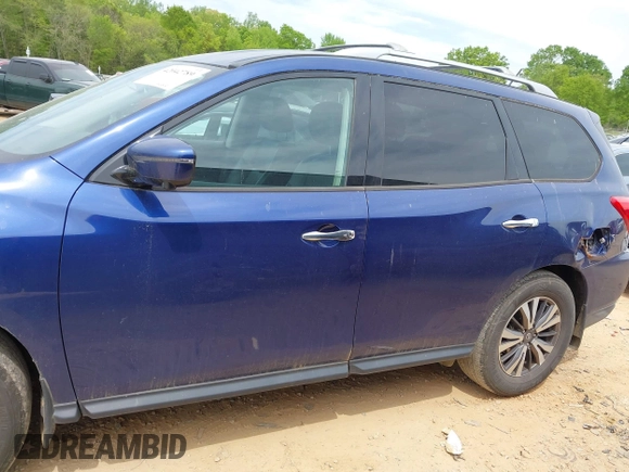 2017 Nissan Pathfinder S with VIN 5N1DR2MN5HC902786, listed as a IAAI auction lot 42042789 with 126,766 mi miles. Bid and sale history available at carsss.com. Image 14.