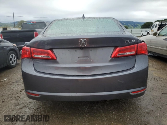 2018 Acura TLX w/Technology Pkg with VIN 19UUB1F58JA005741, listed as a Copart auction lot 49314215 with 58,597 mi miles and Salvage Title. Bid and sale history available at carsss.com. Image 6.