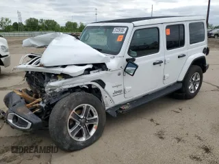 2023 Jeep Wrangler Sahara with VIN 1C4HJXEG6PW577427, listed as a Copart auction lot 57229185 with Not provided miles and Non repairable. Bid and sale history available at DreamBid. Image 1.