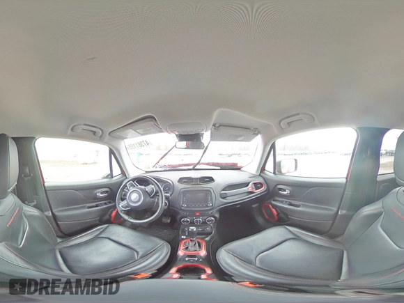 2015 Jeep Renegade Trailhawk with VIN ZACCJBCT2FPB39142, listed as a Copart auction lot 47381155 with 121,530 mi miles and Clean Title. Bid and sale history available at DreamBid. Image 14.
