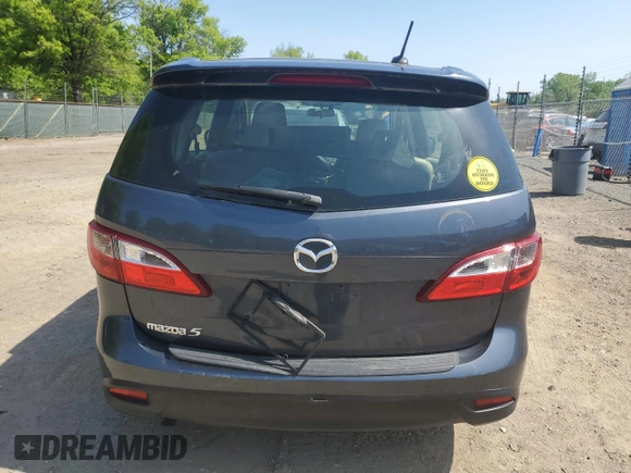 2012 Mazda 5 Grand Touring with VIN JM1CW2DL5C0141453, listed as a Copart auction lot 55402395 with 99,756 mi miles and Salvage title. Bid and sale history available at DreamBid. Image 6.