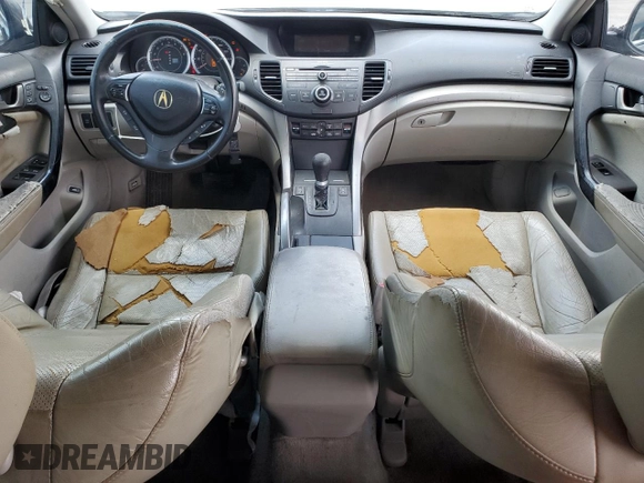 2010 Acura TSX with VIN JH4CU2F63AC042038, listed as a Copart auction lot 56630995 with 241,689 mi miles and Salvage title. Bid and sale history available at DreamBid. Image 8.