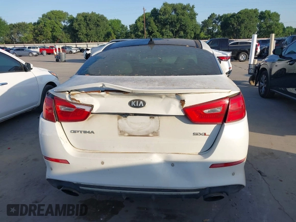 2015 Kia Optima SX Turbo with VIN 5XXGR4A69FG517335, listed as a IAAI auction lot 42014655 with 91,831 mi miles. Bid and sale history available at carsss.com. Image 16.