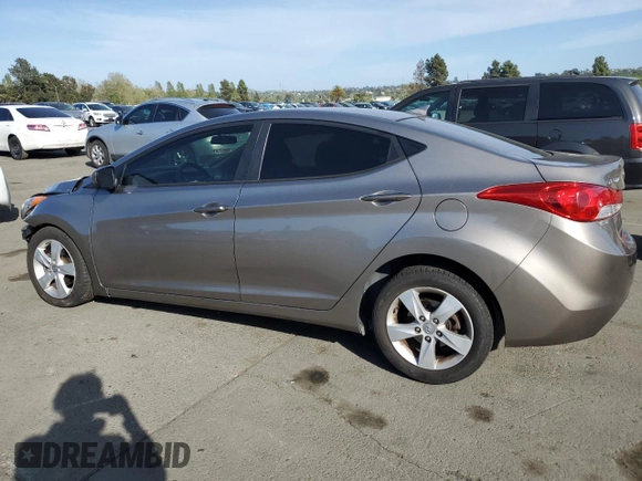 2013 Hyundai Elantra GLS with VIN 5NPDH4AE9DH268713, listed as a Copart auction lot 53203525 with 132,540 mi miles and Salvage title. Bid and sale history available at DreamBid. Image 2.