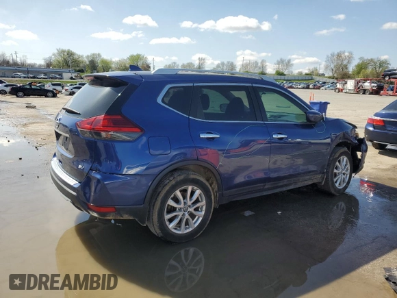 2017 Nissan Rogue SV with VIN 5N1AT2MT0HC897323, listed as a Copart auction lot 52097075 with 90,264 mi miles and Salvage Title. Bid and sale history available at carsss.com. Image 3.