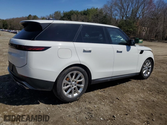 2025 Land Rover Range Rover Sport SE with VIN SAL1P9EU1SA459057, listed as a Copart auction lot 53961465 with 1,902 mi miles and Clean Title. Bid and sale history available at carsss.com. Image 3.