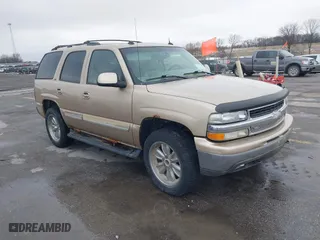 2005 Chevrolet Tahoe LS with VIN 1GNEK13T25J143083, listed as a IAAI auction lot 41714311 with 264,395 mi miles. Bid and sale history available at carsss.com. Image 1.