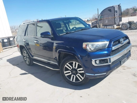 2016 Toyota 4Runner Limited with VIN JTEBU5JR9G5378169, listed as a IAAI auction lot 41672071 with 1 mi miles. Bid and sale history available at carsss.com. Image 1.