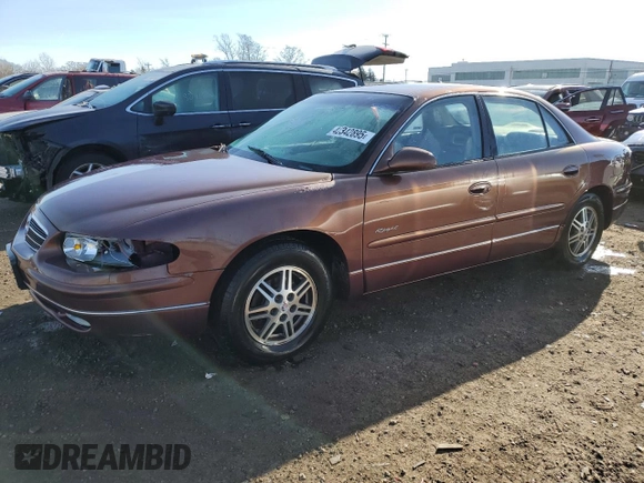 1999 Buick Regal LS with VIN 2G4WB52K8X1449808, listed as a Copart auction lot 42342895 with 102,545 mi miles and Salvage Title. Bid and sale history available at carsss.com. Image 1.