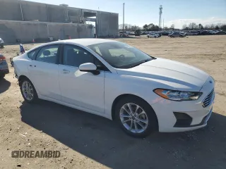 2020 Ford Fusion SE with VIN 3FA6P0H74LR129120, listed as a Copart auction lot 49111985 with 51,402 mi miles and Salvage title. Bid and sale history available at DreamBid. Image 4.
