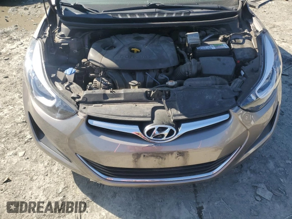 2014 Hyundai Elantra SE with VIN 5NPDH4AEXEH529140, listed as a Copart auction lot 52077465 with 82,686 mi miles and Salvage Title. Bid and sale history available at DreamBid. Image 11.