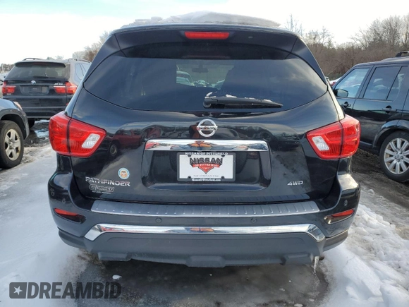 2020 Nissan Pathfinder S with VIN 5N1DR2AM4LC644586, listed as a Copart auction lot 52710095 with 68,699 mi miles and Clean Title. Bid and sale history available at carsss.com. Image 6.