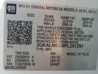 2023 GMC Terrain SLE with VIN 3GKALMEG8PL197297, listed as a Copart auction lot 53210145 with 17,664 mi miles and Salvage Title. Bid and sale history available at DreamBid. Image 13.