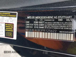 2023 Mercedes-Benz C 300 z VIN W1KAF4GB3PR125622, wystawiony jako IAAI lot #42056728 z przebiegiem 25 549 mil mil oraz . Historia ofert i sprzedaży dostępna na DreamBid. Obrazek 9.