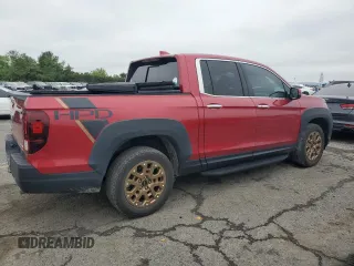 2021 Honda Ridgeline RTL-E with VIN 5FPYK3F73MB017991, listed as a Copart auction lot 61307225 with 33,308 mi miles and Salvage title. Bid and sale history available at DreamBid. Image 3.