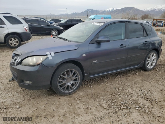 2008 Mazda Mazda3 s Grand Touring with VIN JM1BK344981119804, listed as a Copart auction lot 51153155 with 172,342 mi miles and Clean Title. Bid and sale history available at carsss.com. Image 1.