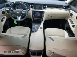 2022 Infiniti QX50 LUXE with VIN 3PCAJ5BA0NF116408, listed as a Copart auction lot 74469444 with 25,624 mi miles and Salvage Title. Bid and sale history available at carsss.com. Image 8.
