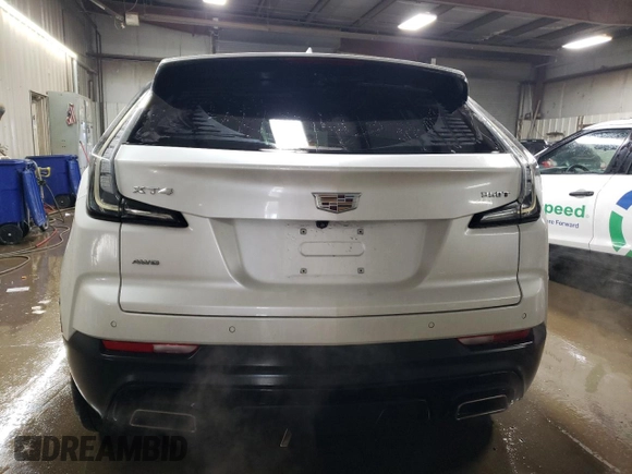 2021 Cadillac XT4 AWD Sport with VIN 1GYFZFR48MF023578, listed as a Copart auction lot 41586595 with 47,612 mi miles and Salvage title. Bid and sale history available at DreamBid. Image 6.