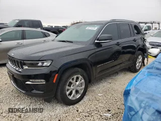 2023 Jeep Grand Cherokee Limited with VIN 1C4RJGBG1PC545107, listed as a Copart auction lot 83714124 with 22,326 mi miles and Salvage title. Bid and sale history available at DreamBid. Image 1.
