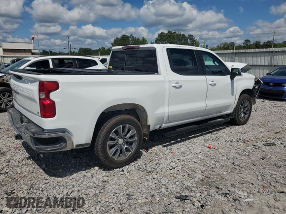 2023 Chevrolet Silverado 1500 LT with VIN 1GCUDDE87PZ305044, listed as a Copart auction lot 70688244 with 26,306 mi miles and Salvage Title. Bid and sale history available at carsss.com. Image 3.