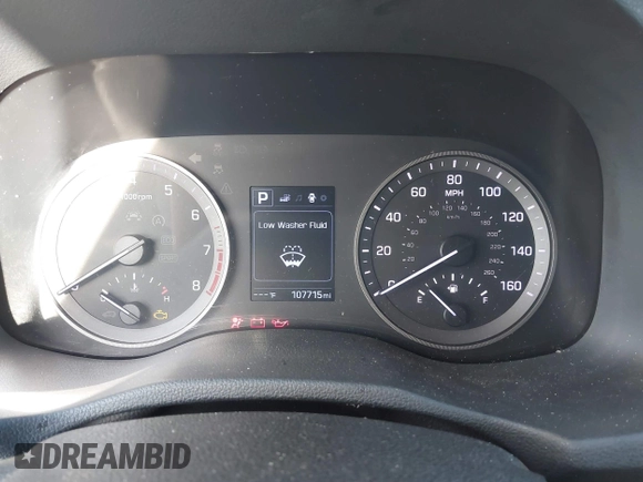 2017 Hyundai Tucson SE with VIN KM8J23A40HU525982, listed as a IAAI auction lot 41790898 with 107,715 mi miles. Bid and sale history available at carsss.com. Image 7.