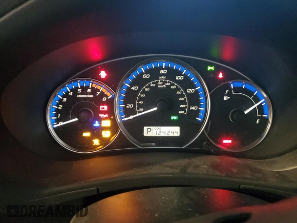 2010 Subaru Forester X Limited with VIN JF2SH6DC2AH711650, listed as a Copart auction lot 48133555 with 124,244 mi miles and Salvage Title. Bid and sale history available at DreamBid. Image 9.