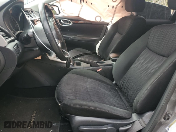 2019 Nissan Sentra SV with VIN 3N1AB7AP7KY368349, listed as a Copart auction lot 47689985 with 122,001 mi miles and Salvage Title. Bid and sale history available at DreamBid. Image 7.