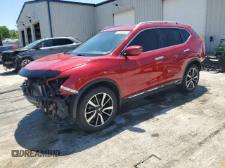 2017 Nissan Rogue SV with VIN 5N1AT2MV9HC870171, listed as a Copart auction lot 57790725 with 63,990 mi miles and Salvage title. Bid and sale history available at DreamBid. Image 1.