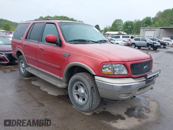 2002 Ford Expedition Eddie Bauer with VIN 1FMPU18LX2LA65104, listed as a IAAI auction lot 42191876 with 123,838 mi miles and . Bid and sale history available at DreamBid. Image 1.
