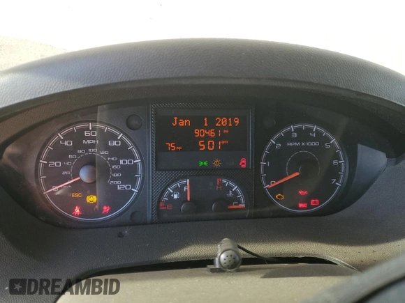 2017 Ram ProMaster Cargo with VIN 3C6TRVDG3HE527323, listed as a Copart auction lot 79854774 with 90,461 mi miles and Salvage Title. Bid and sale history available at carsss.com. Image 9.