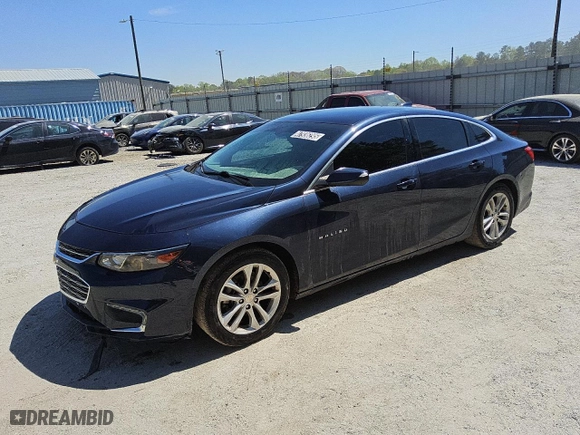2017 Chevrolet Malibu LT with VIN 1G1ZE5ST4HF183000, listed as a Copart auction lot 47936295 with 156,282 mi miles and Clean Title. Bid and sale history available at carsss.com. Image 1.