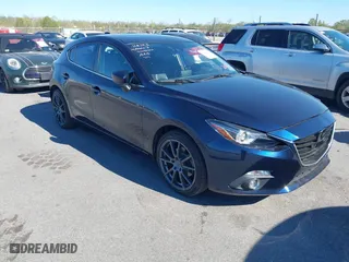 2014 Mazda Mazda3 s Grand Touring with VIN JM1BM1M32E1208762, listed as a IAAI auction lot 41814130 with 117,620 mi miles. Bid and sale history available at carsss.com. Image 1.