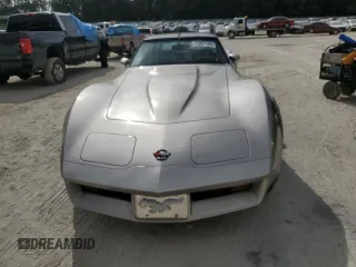 1982 Chevrolet Corvette with VIN 1G1AY0784C5118335, listed as a Copart auction lot 77951144 with 73,651 mi miles and Salvage Title. Bid and sale history available at carsss.com. Image 5.