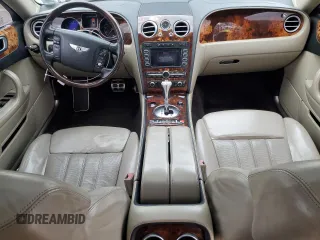 2007 Bentley Flying Spur with VIN SCBBR93W778040920, listed as a Copart auction lot 48711225 with 100,528 mi miles and Salvage title. Bid and sale history available at DreamBid. Image 8.