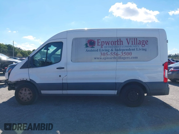2017 Ford Transit Passenger XL with VIN 1FMZK1CM0HKA90980, listed as a IAAI auction lot 40979539 with 71,813 mi miles and . Bid and sale history available at DreamBid. Image 14.