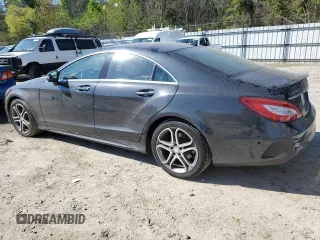 2015 Mercedes-Benz CLS 400 with VIN WDDLJ6HB8FA143919, listed as a Copart auction lot 52385655 with 72,361 mi miles and Salvage title. Bid and sale history available at DreamBid. Image 2.