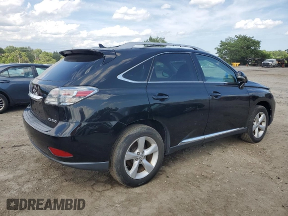 2011 Lexus RX 350 with VIN 2T2BK1BAXBC120701, listed as a Copart auction lot 61620355 with 102,365 mi miles and Clean title. Bid and sale history available at DreamBid. Image 3.