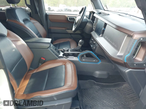 2023 Ford Bronco with VIN 1FMDE5BH3PLA90591, listed as a IAAI auction lot 42127867 with 34,616 mi miles and . Bid and sale history available at DreamBid. Image 5.