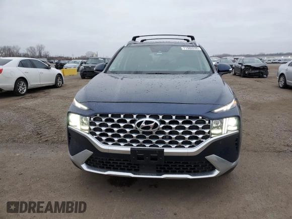 2022 Hyundai Santa Fe Limited with VIN 5NMS44AL2NH373609, listed as a Copart auction lot 71986532 with 22,051 mi miles. Bid and sale history available at carsss.com. Image 5.